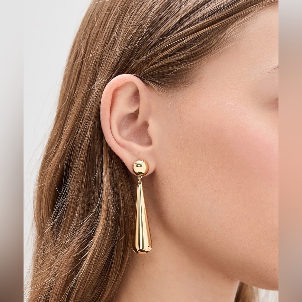 SHASHI Linnea Gold Earrings NWT
